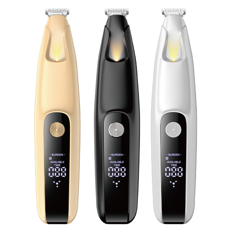 Peak Cordless Pet Grooming Clipper in black, white and orange