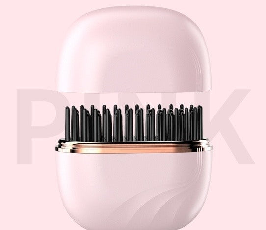 SleekPod™ Cordless Straightening Brush in Pink